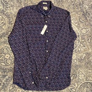 J. Crew men’s floral print button down shirt